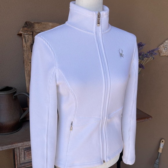 NEW! Spyder White Core Sweater/Jacket Size Small/Petite - Picture 6 of 16